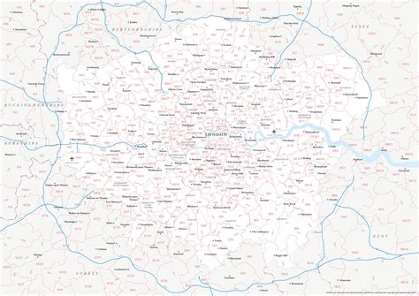 POSTCODE DISTRICTS WITHIN GREATER LONDON .